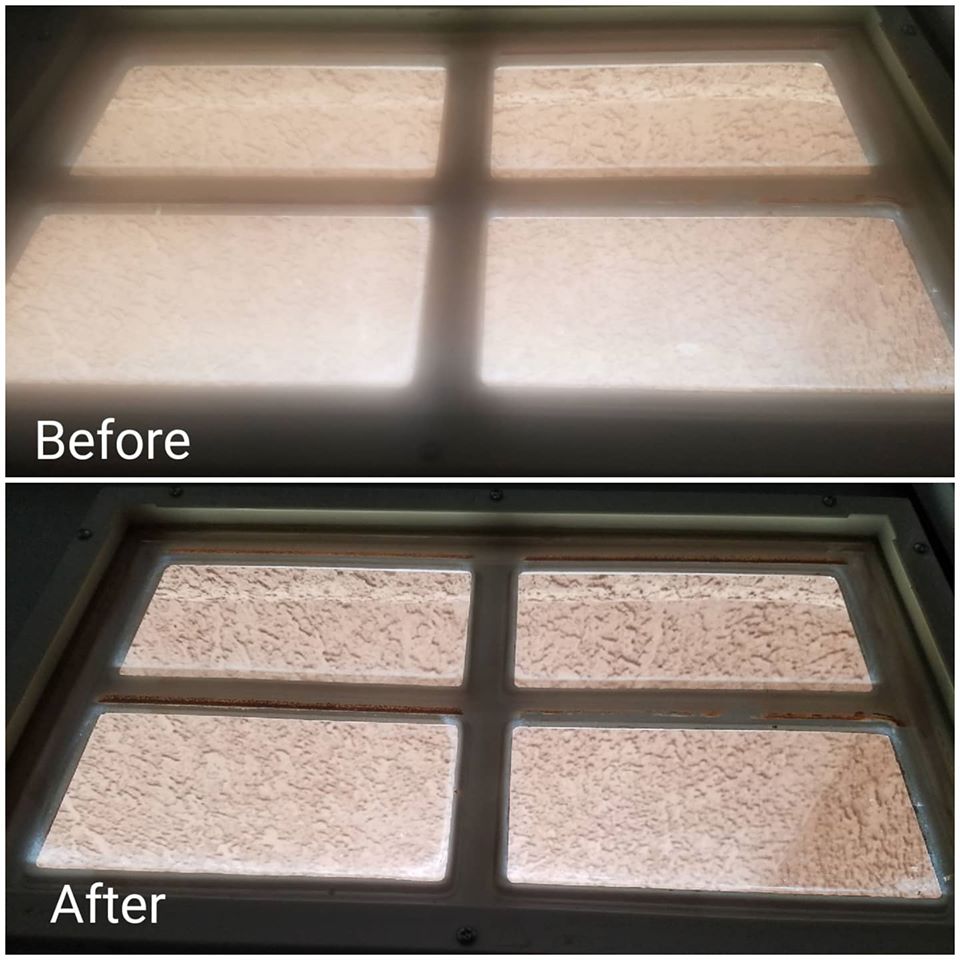 Wizard Window Cleaning Before and After